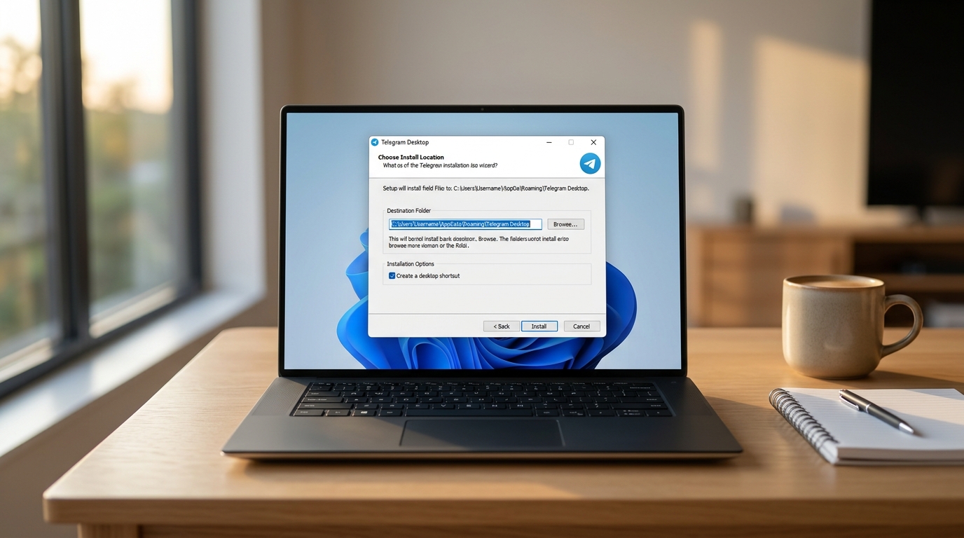 Telegram电脑版官方版下载入口 4 Telegram电脑版Windows安装向导界面